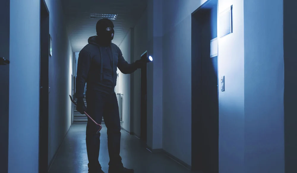 Burglar alarm system installation